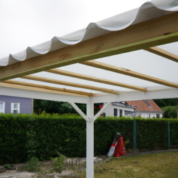 Installation de pergola en PVC Saint-Omer